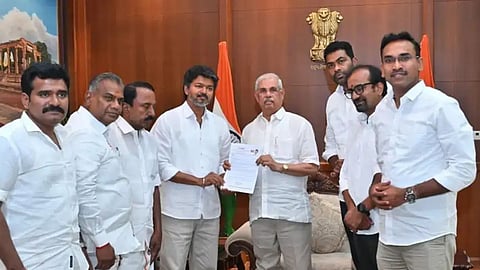 Thalapathy Vijay Oath Ceremony meet Tamil Nadu governor