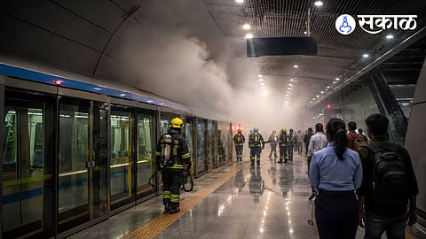 Mumbai Underground Metro Smoke Incident
