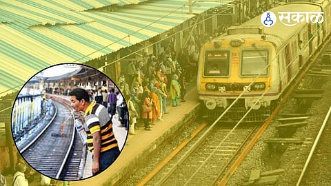 Western Railway action on spitting on station