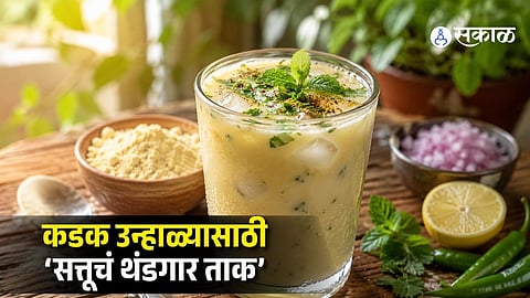 Easy Sattu Buttermilk Recipe for Instant Cooling and Digestion Boost for Busy Summer Mornings