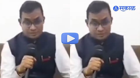 Shivraj Motegaonkar, RCC coaching director, seen in a viral interview video demanding strict punishment for paper leaks, now arrested by CBI in NEET 2026 paper leak case.