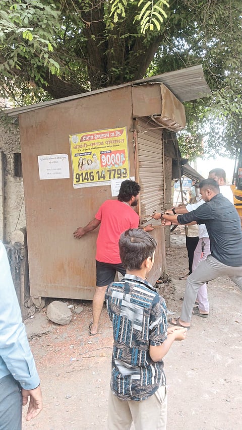 पुणे-आळंदी मार्गावरील अतिक्रमणे जमीनदोस्त
