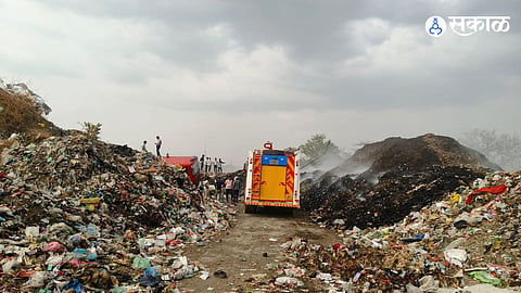 Massive Fire Erupts at Ambad Solid Waste Management Plant