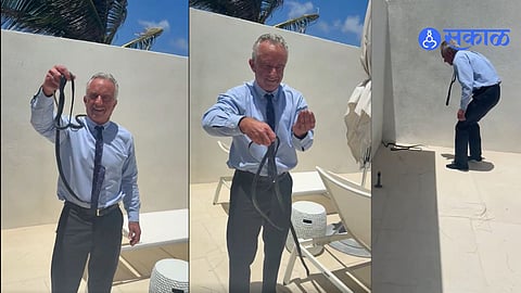 RFK Jr Bitten by Snake While Handling Mating Serpents, Viral Video Shocks Internet