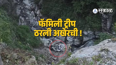 Rescue teams search a deep gorge near Sach Pass in Himachal Pradesh after a car carrying eight passengers plunged 500 meters, resulting in a fatal accident amid snow-covered roads and low visibility.