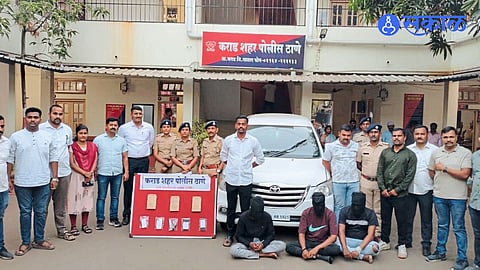 MD Drug Seizure in Karad: Three Accused Nabbed, Luxury Assets Confiscated