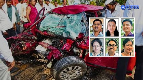 Six Killed in Amalner Triple Crash While Heading to Engagement