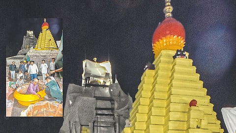 Ambabai Temple Golden Kalash kolhapur