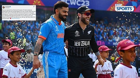 Virat Kohli Shares Emotional Message For Kane Williamson