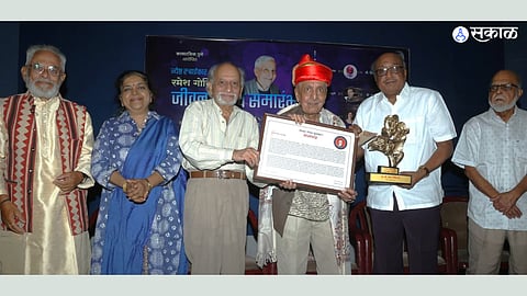 Cultural Endowment Slabs: Rubai Maestro Ramesh Vaidya Bestowed with Lifetime Achievement Award