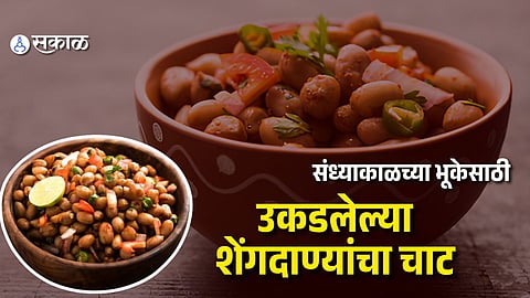 Healthy Boiled Peanut Chaat Recipe for Weight Loss and Evening Hunger