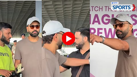 Rohit Sharma Airport Video