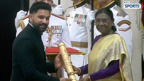 Rohit Sharma Receives Padma Shri Award