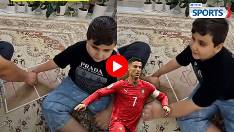Father Helps Blind Son Experience Ronaldo's Goal