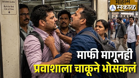 Mumbai Local Train Knife Attack At mahim