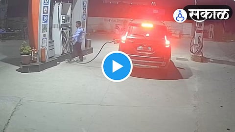 Mahindra Scorpio fled Gurugram petrol pump after filling ₹6000 diesel without payment. Shocking CCTV incident sparks police investigation.