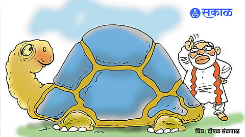 Satirical article featuring Jonathan the tortoise sharing his encounter with a high-profile guest in Seychelles