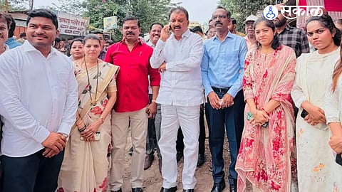 Mhatre family members from different political parties unite for a development project in Dombivli