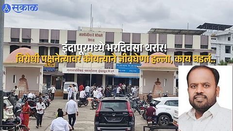 Anil Pawar Escapes Major Injury After Sickle Attack Near Indapur Municipal Council