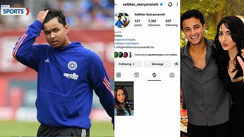 Did Vaibhav Suryavanshi repost Laila Faisal's reel?