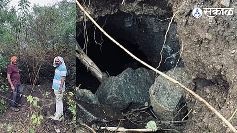 A large pit near the embankment of Nillod Percolation Tank No. 1 has raised serious concerns about the dam's safety during the monsoon.