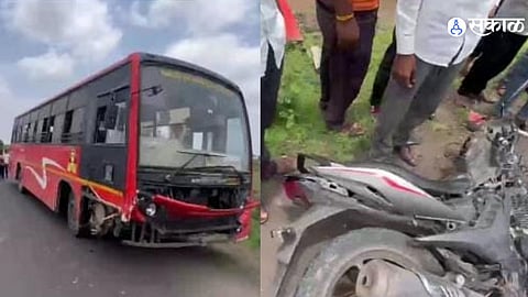 Motorcycle Crashes Into ST Bus Near Gangapur; Shirdi Man Dies on the Spot
