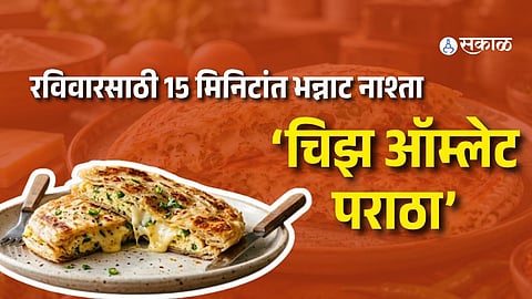 Cheese Omelette Paratha