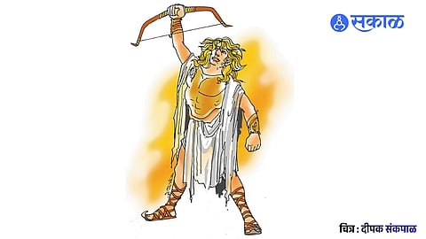 The story symbolizes courage, loyalty and the unmatched strength of a true warrior through the iconic Odysseus' bow.