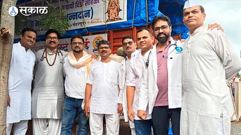The team has been serving pilgrims for the past six years, treating foot pain, fatigue and other health issues during the pilgrimage.