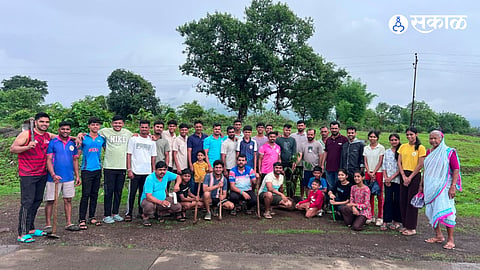 The annual plantation drive reflects the village's commitment to protecting nature through tree plantation and long-term maintenance.