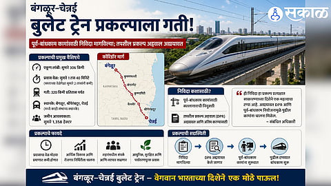 Bengaluru-Chennai Bullet Train