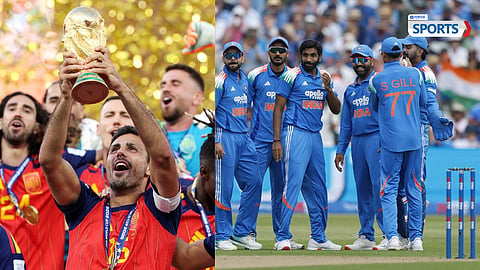 Spain FIFA world cup victory team India connection