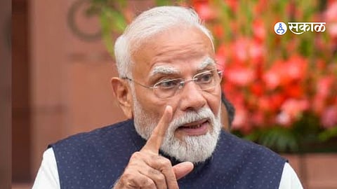 Prime Minister Narendra Modi addressing during the Parliament session