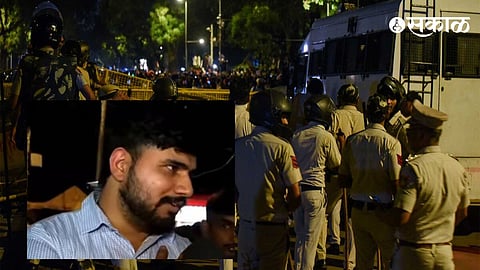 Delhi Police Officer Resignation Jantar Mantar protest duty