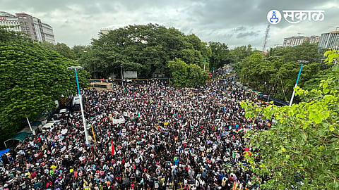 The protesters also demanded the resignation of Union Education Minister Dharmendra Pradhan and called for a transparent examination process.