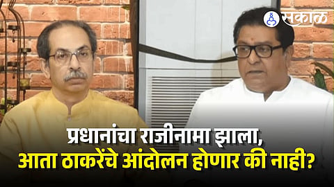 Mumbai Thackeray Brothers Protest