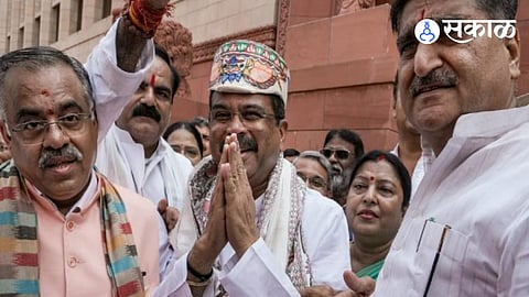 Dharmendra Pradhan at Parliament