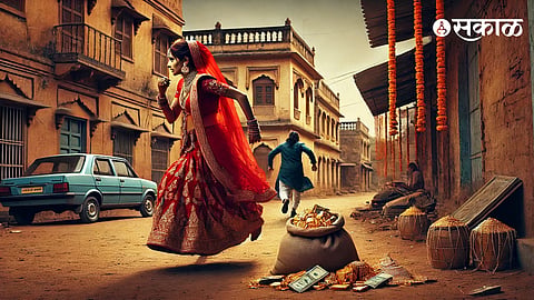 Bride Runs Away With Cash crime news