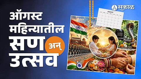 August 2026 Calendar with Hindu Festivals
