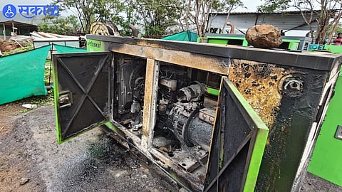 Bhor Solar Machinery Vandalism