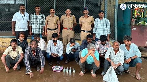 Back-to-back raids by Pune Rural Police Headquarters on illegal gambling, country liquor dens and illegal sand transportation have sparked widespread discussion in Uruli Kanchan, with demands for an inquiry into local policing.