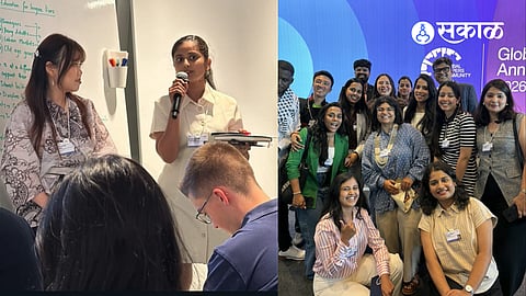 Dhanashree Pathade from Lohgaon, Paithan, represented Pune Hub at the World Economic Forum's Global Shapers Annual Summit 2026 in Geneva, showcasing Maharashtra's youth leadership on the global stage.