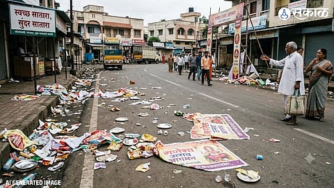 Satara Ganeshotsav Plastic Waste