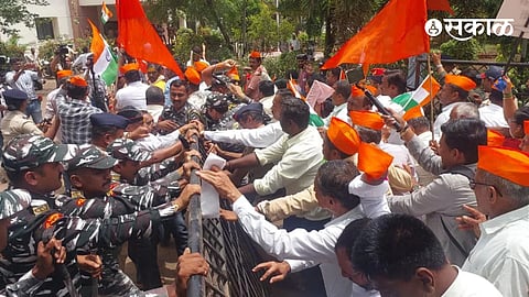 Sainik Takli MIDC controversy shirol