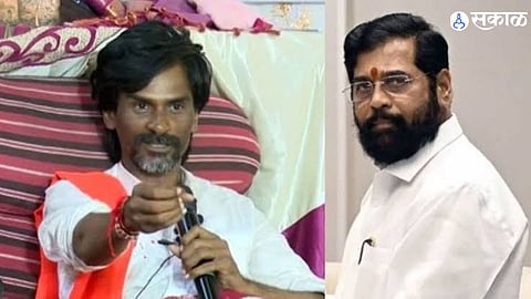 Maratha Reservation Protest Manoj Jarange Accuses Eknath Shinde of Creating Conflict Signals Mumbai Movement