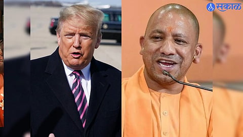 Yogi Adityanath and Donald Trump,