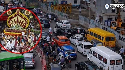 Ganesh Visarjan 2026 In Wagholi Traffic Changes On Pune Ahilyanagar Road Alternative Routes And Market Closure