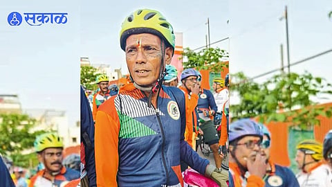 Inspiring Cycling Journey Of Dattatray Gaikwad Who Cycles 1500 Km Monthly And Visits Pilgrimage Sites Across Maharashtra