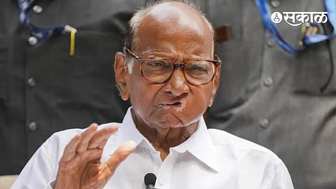 Sharad Pawar Drought Tour pune