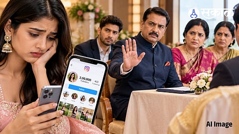 groom's rejects bride due to instagram followers
